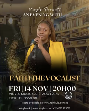 Vinyls Presents: An Evening with Faith The Vocalist