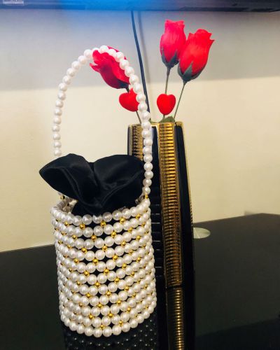 Classy Round Pearl Bag